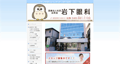 Desktop Screenshot of iwashita-eye.com